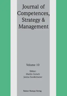Journal of Competences, Strategy &Management