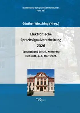 Elektronische Sprachsignalverarbeitung 2026