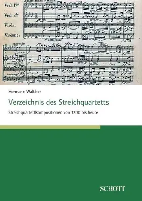 Verzeichnis des Streichquartetts