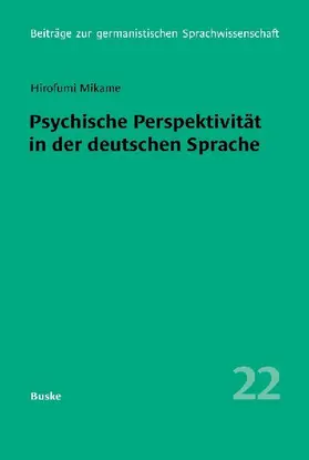 Psychische Perspektivität in der deutschen Sprache
