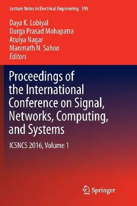 Proceedings of the International Conference on Signal, Networks, Computing, and Systems