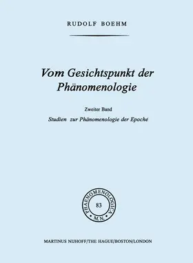 Vom Gesichtspunkt Der Phänomenologie