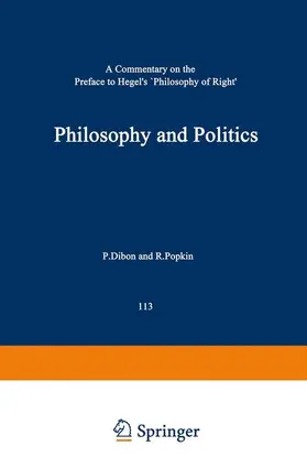 Philosophy and Politics