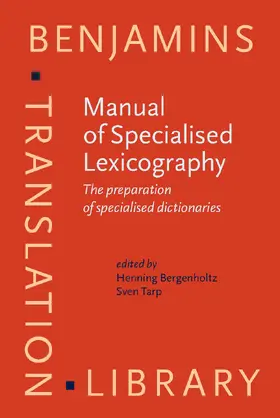 Manual of Specialised Lexicography