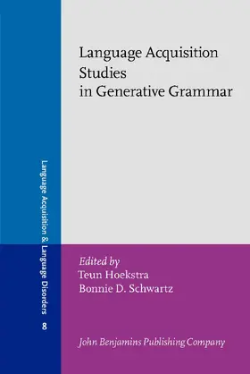 Language Acquisition Studies in Generative Grammar