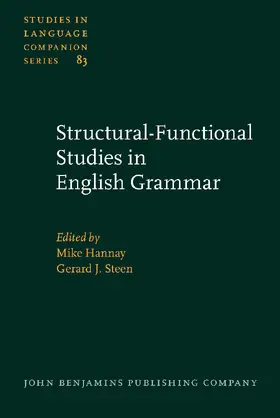 Structural-Functional Studies in English Grammar