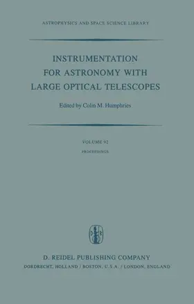 Instrumentation for Astronomy with Large Optical Telescopes