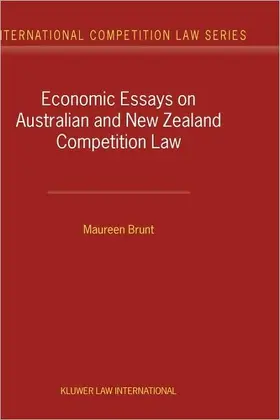 Economic Essays on Australian and New Zealand Competition Law