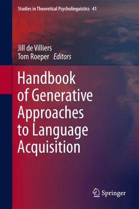Handbook of Generative Approaches to Language Acquisition