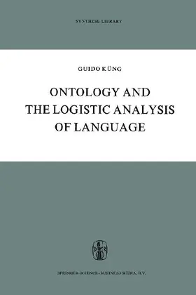 Ontology and the Logistic Analysis of Language