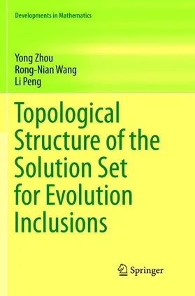 Topological Structure of  the Solution Set for Evolution Inclusions