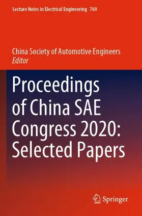 Proceedings of China SAE Congress 2020: Selected Papers