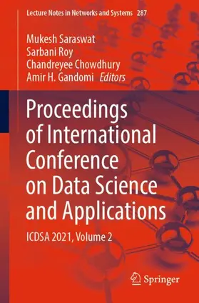 Proceedings of International Conference on Data Science and Applications