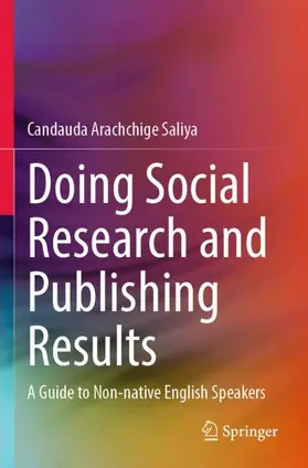 Doing Social Research and Publishing Results