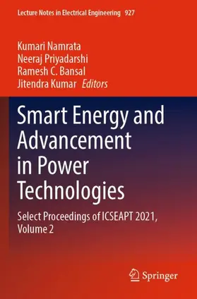Smart Energy and Advancement in Power Technologies