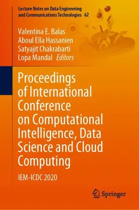 Proceedings of International Conference on Computational Intelligence, Data Science and Cloud Computing