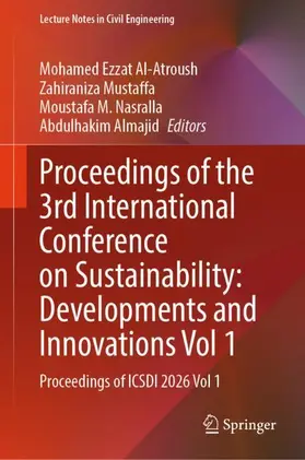 Proceedings of the 3rd International Conference on Sustainability: Developments and Innovations Vol 1