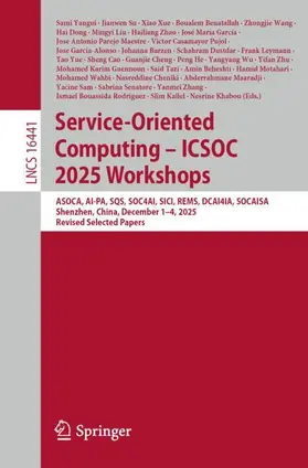 Service-Oriented Computing - ICSOC 2025 Workshops