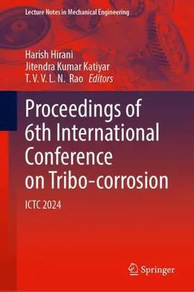 Proceedings of 6th International Conference on Tribo-corrosion