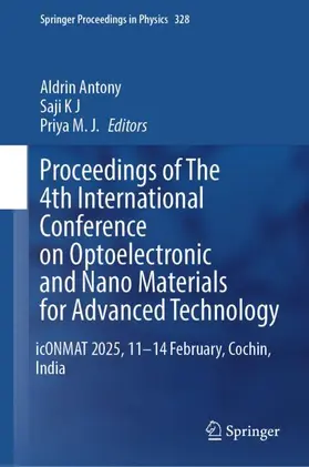 Proceedings of The 4th International Conference on Optoelectronic and Nano Materials for Advanced Technology