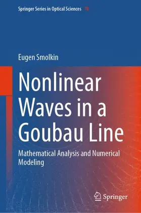 Nonlinear Waves in a Goubau Line