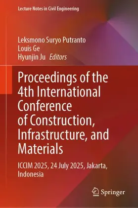 Proceedings of the 4th International Conference of Construction, Infrastructure, and Materials
