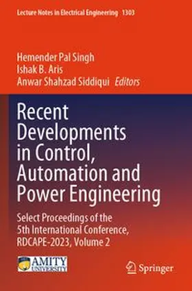 Recent Developments in Control, Automation and Power Engineering