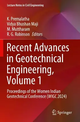 Recent Advances in Geotechnical Engineering, Volume 1