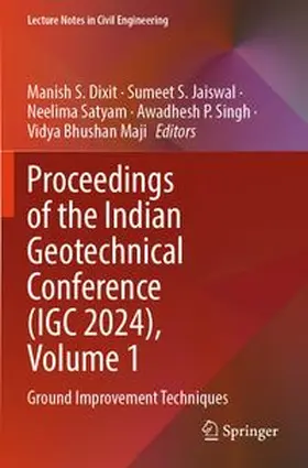 Proceedings of the Indian Geotechnical Conference (IGC 2024), Volume 1