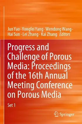 Progress and Challenge of Porous Media: Proceedings of the 16th Annual Meeting Conference on Porous Media
