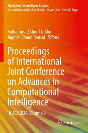 Proceedings of International Joint Conference on Advances in Computational Intelligence
