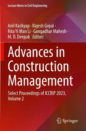 Advances in Construction Management