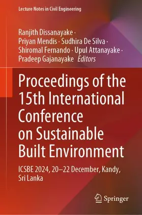 Proceedings of the 15th International Conference on Sustainable Built Environment