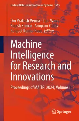 Machine Intelligence for Research and Innovations