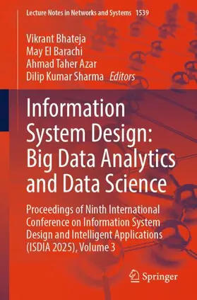 Information System Design: Big Data Analytics and Data Science