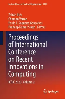 Proceedings of International Conference on Recent Innovations in Computing