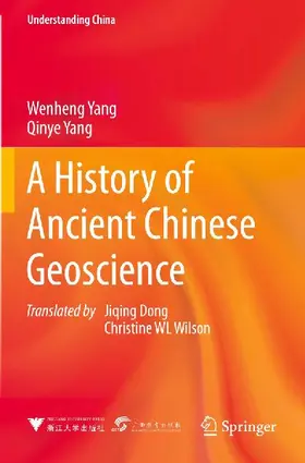 A History of Ancient Chinese Geoscience
