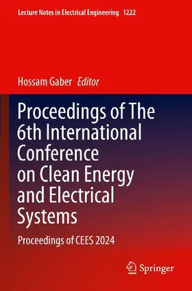 Proceedings of The 6th International Conference on Clean Energy and Electrical Systems