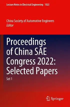 Proceedings of China SAE Congress 2022: Selected Papers