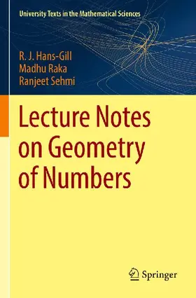 Lecture Notes on Geometry of Numbers