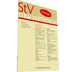 StV - Strafverteidiger