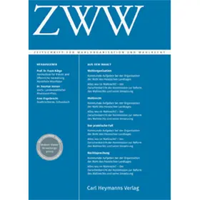 ZWW - Zeitschrift für Wahlorganisation und Wahlrecht