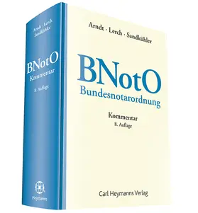 BNotO - Kommentar