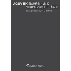 ÄGUV - Gebühren- und Vertragsrecht - Ärzte