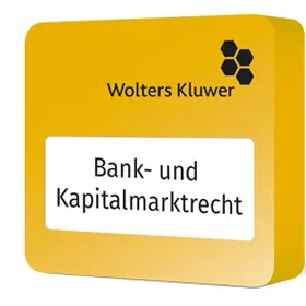Wolters Kluwer Modul Bank & Kapitalmarktrecht