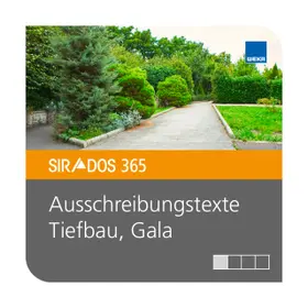 SIRADOS 365 Ausschreibungstexte Tiefbau/GaLa
