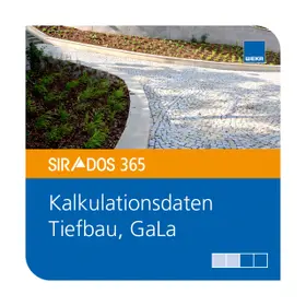 SIRADOS 365 Kalkulationsdaten Tiefbau/GaLa