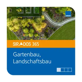 SIRADOS 365 Kalkulationsdaten Garten-, Landschaftsbau