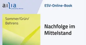 ESV-Online-Book Nachfolge im Mittelstand - Jahresabonnement