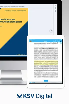 Niedersächsisches Kommunalabgabengesetz (digital)